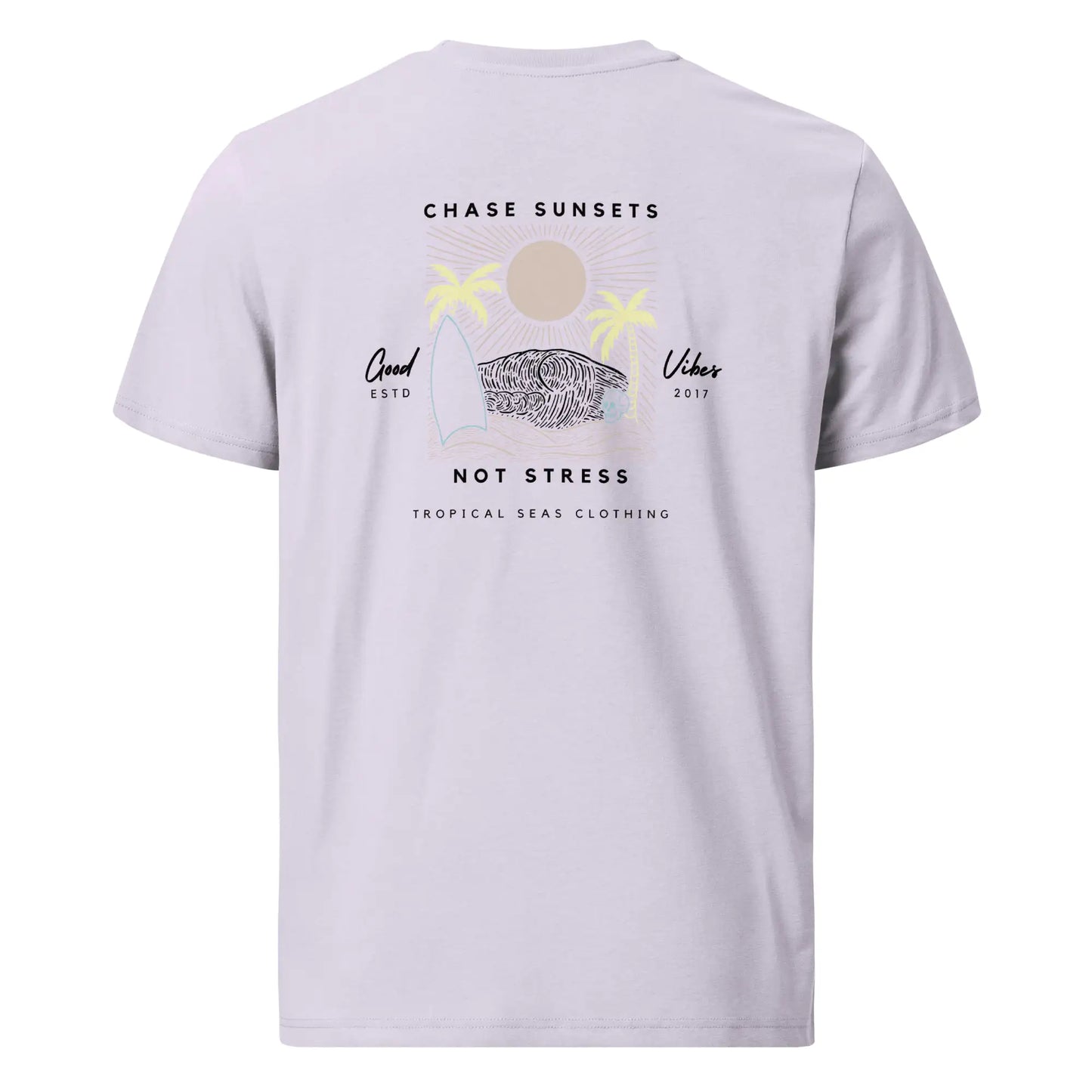 CHASE SUNSETS
ORGANIC COTTON T-SHIRT