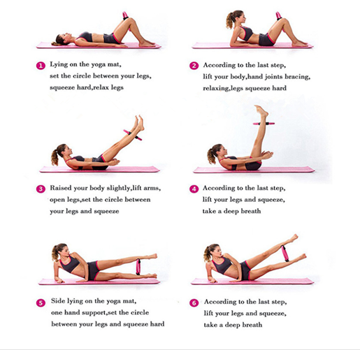 Train at Home : Magic Wrap Yoga Pilates Ring