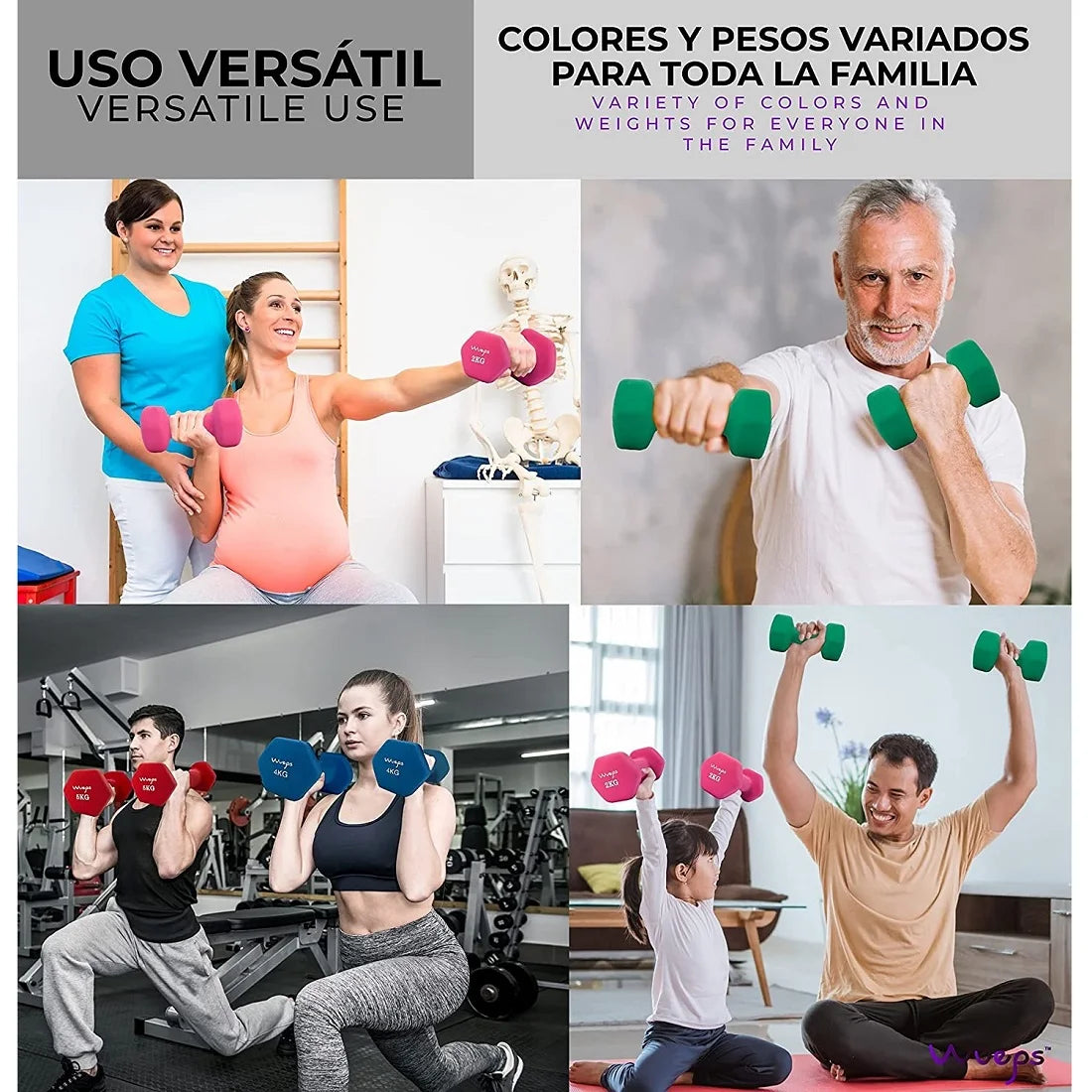 VersaLift™ Pro
Home Workout Neoprene Dumbbells