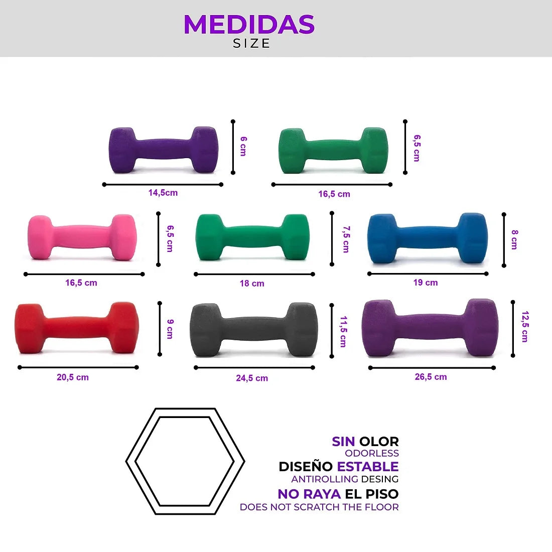 VersaLift™ Pro
Home Workout Neoprene Dumbbells