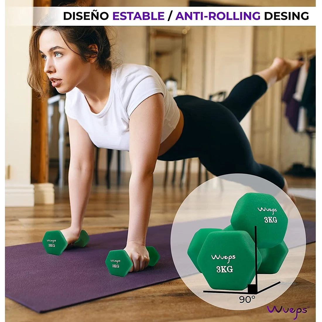VersaLift™ Pro
Home Workout Neoprene Dumbbells