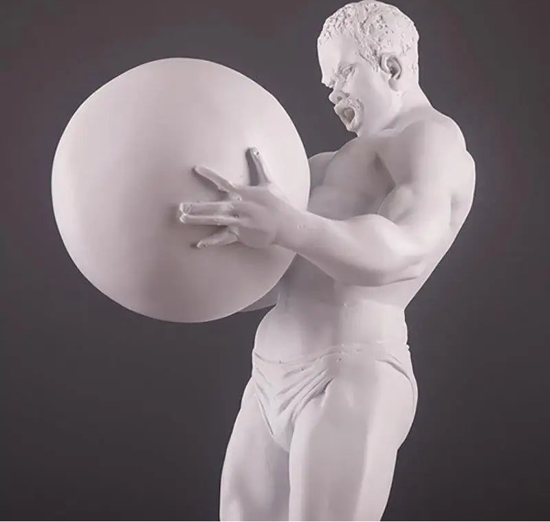 A.V Strength Sculpture - Resin Athlete Figure