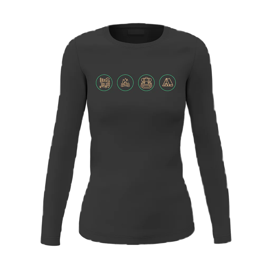 CAMP LIFE EDITION
Women’s Long Sleeve Adventure Tee