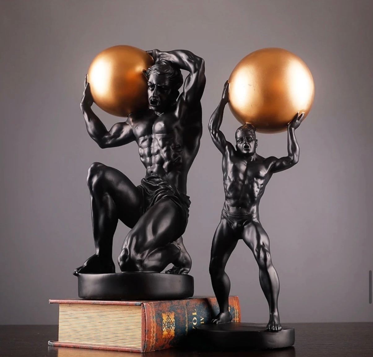 A.V Strength Sculpture - Resin Athlete Figure