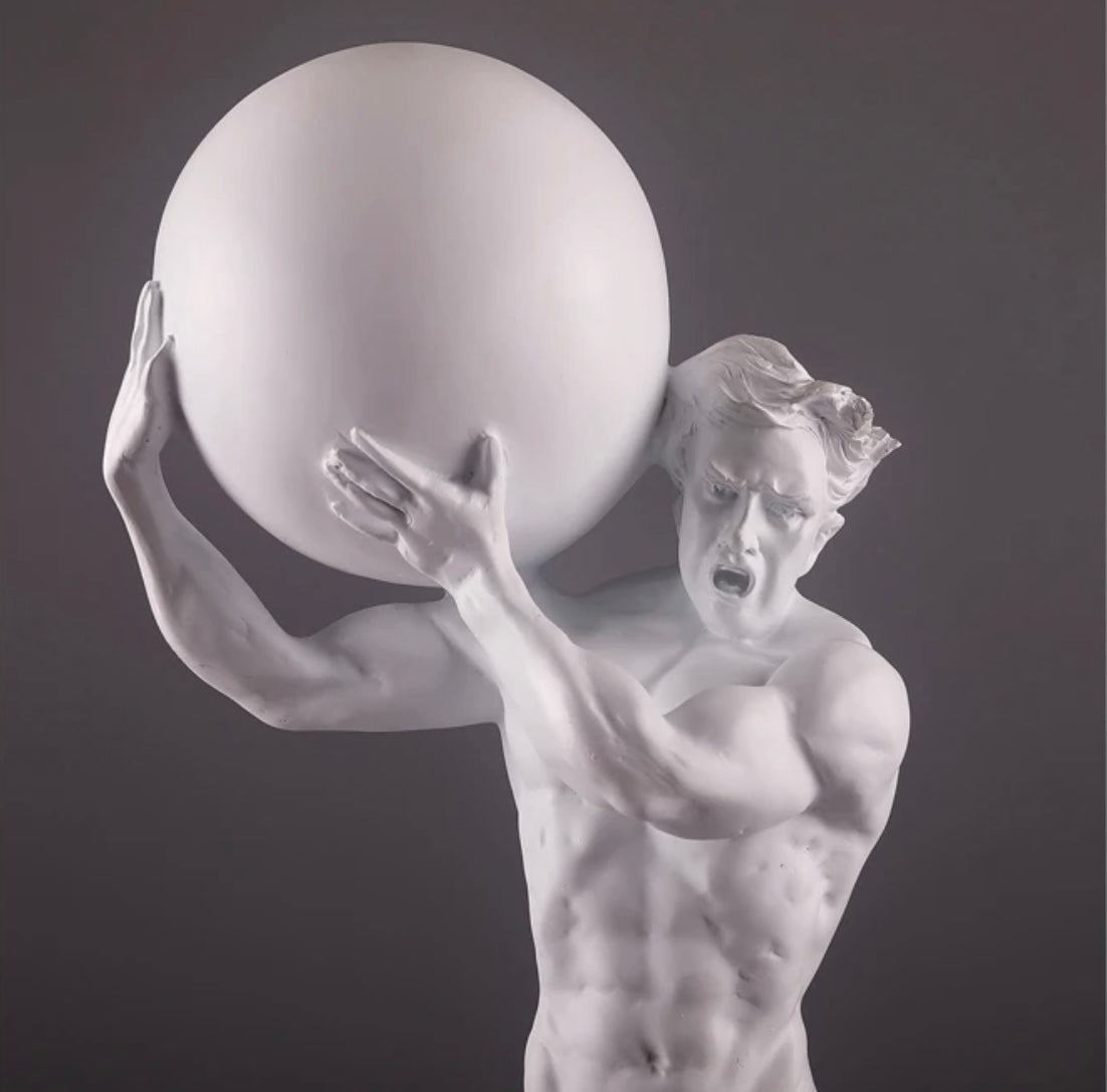 A.V Strength Sculpture - Resin Athlete Figure