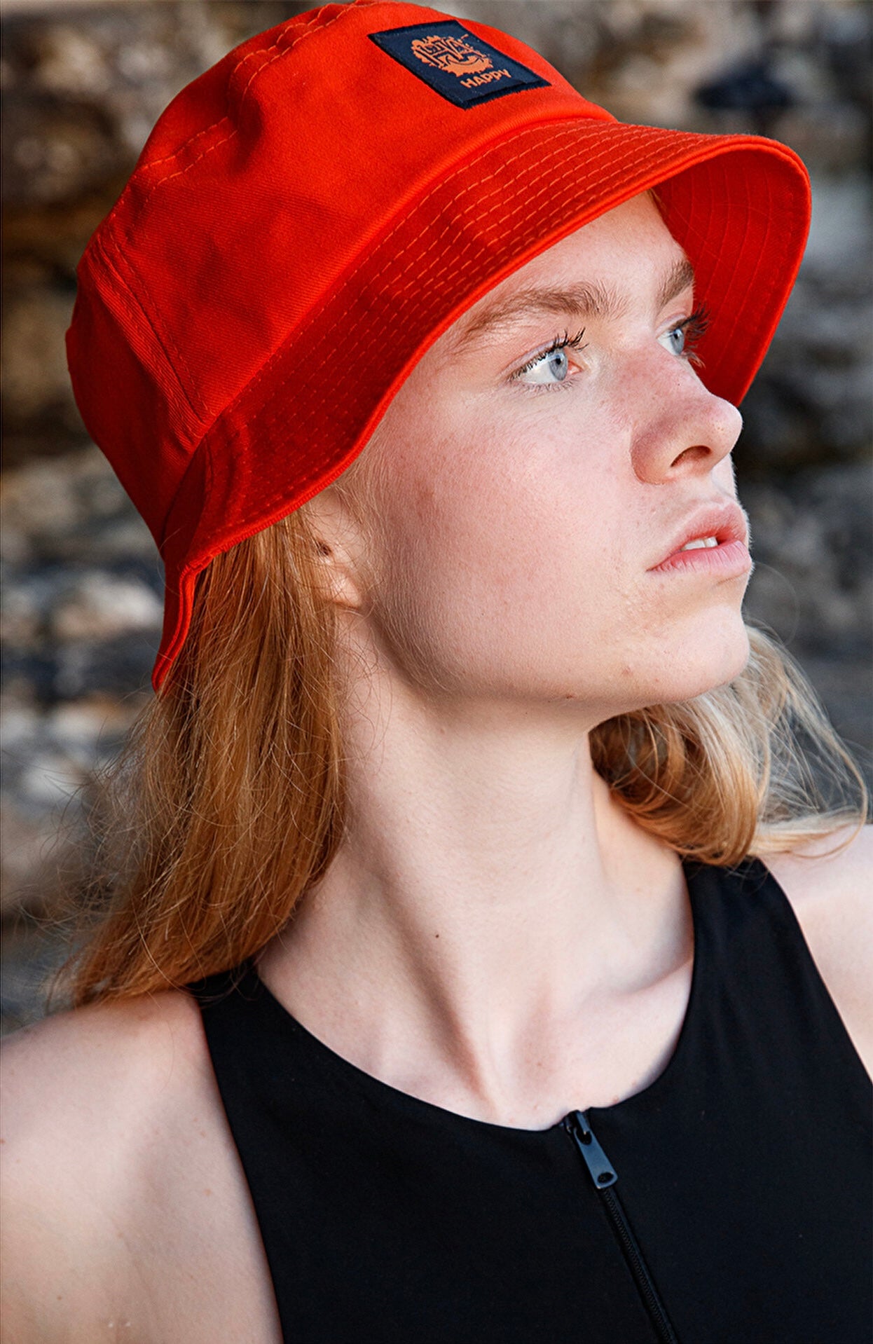 Moods Up HAPPY Bucket Hat
'Orange'
