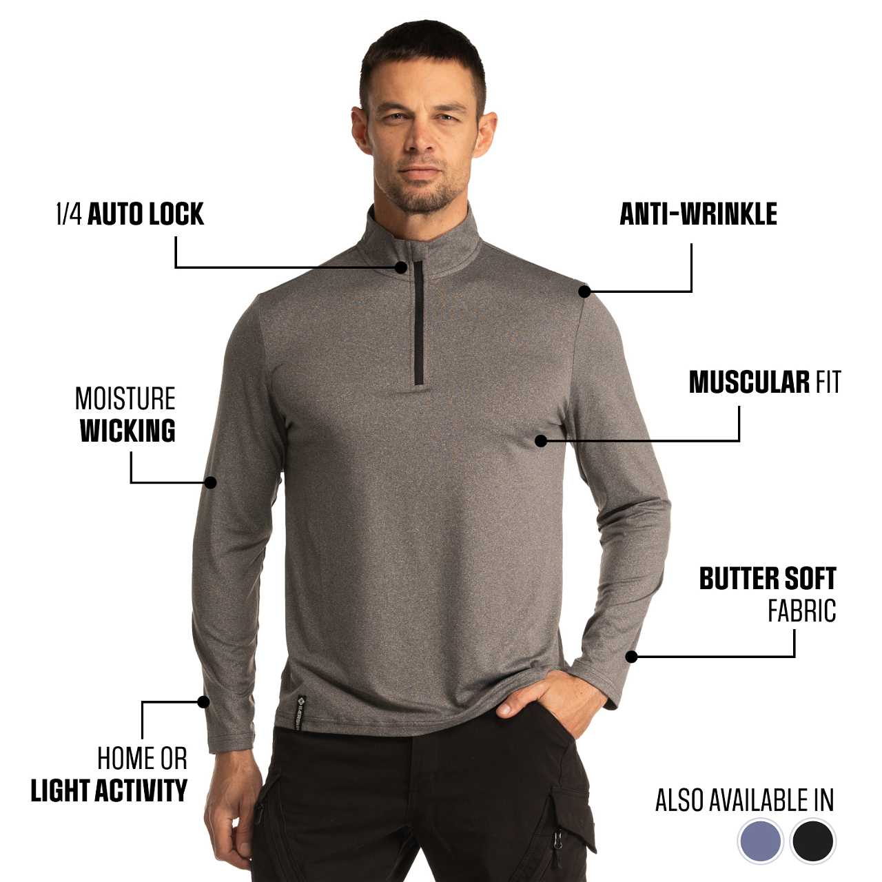 SPRING/FALL THERMAL 1/4 ZIPPER TOP