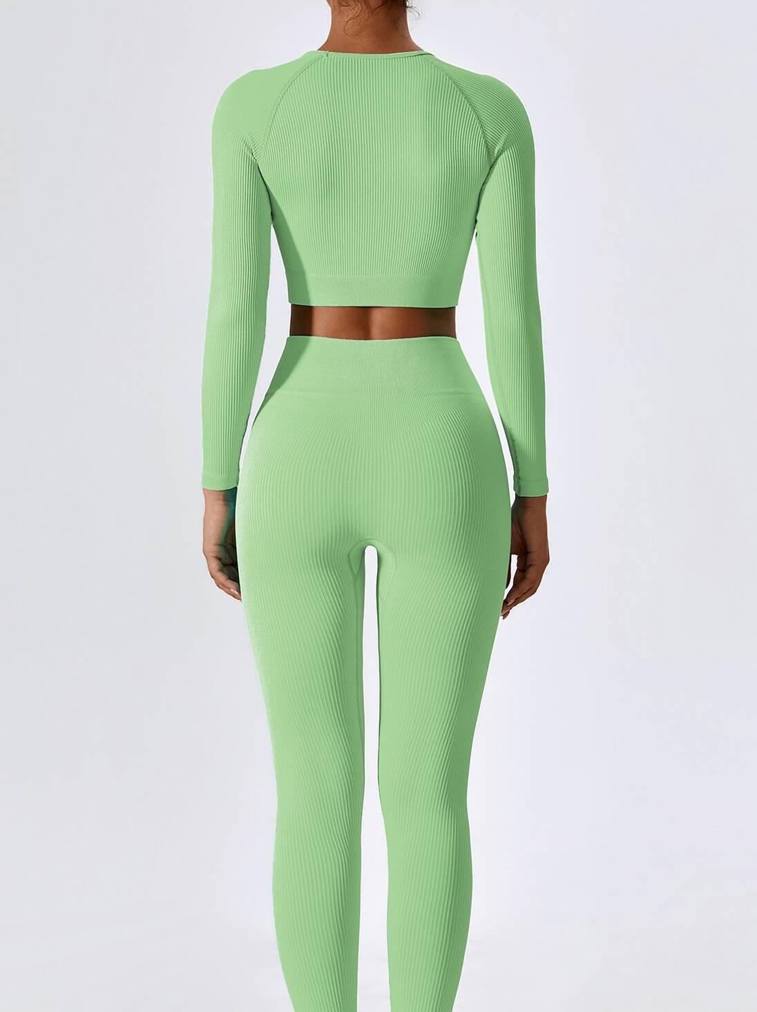 A.V Flex Long Sleeve Crop Top