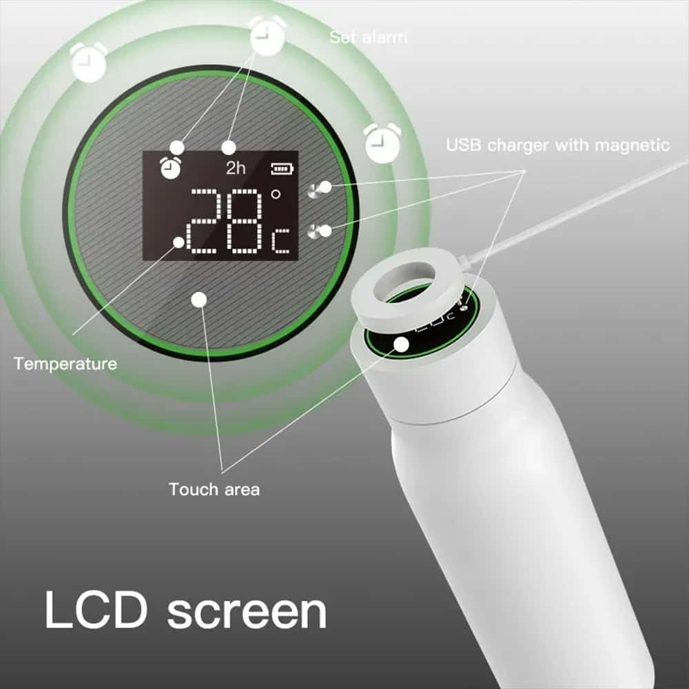 Smart Bluetooth Water Cup
600ML with Temperature Display