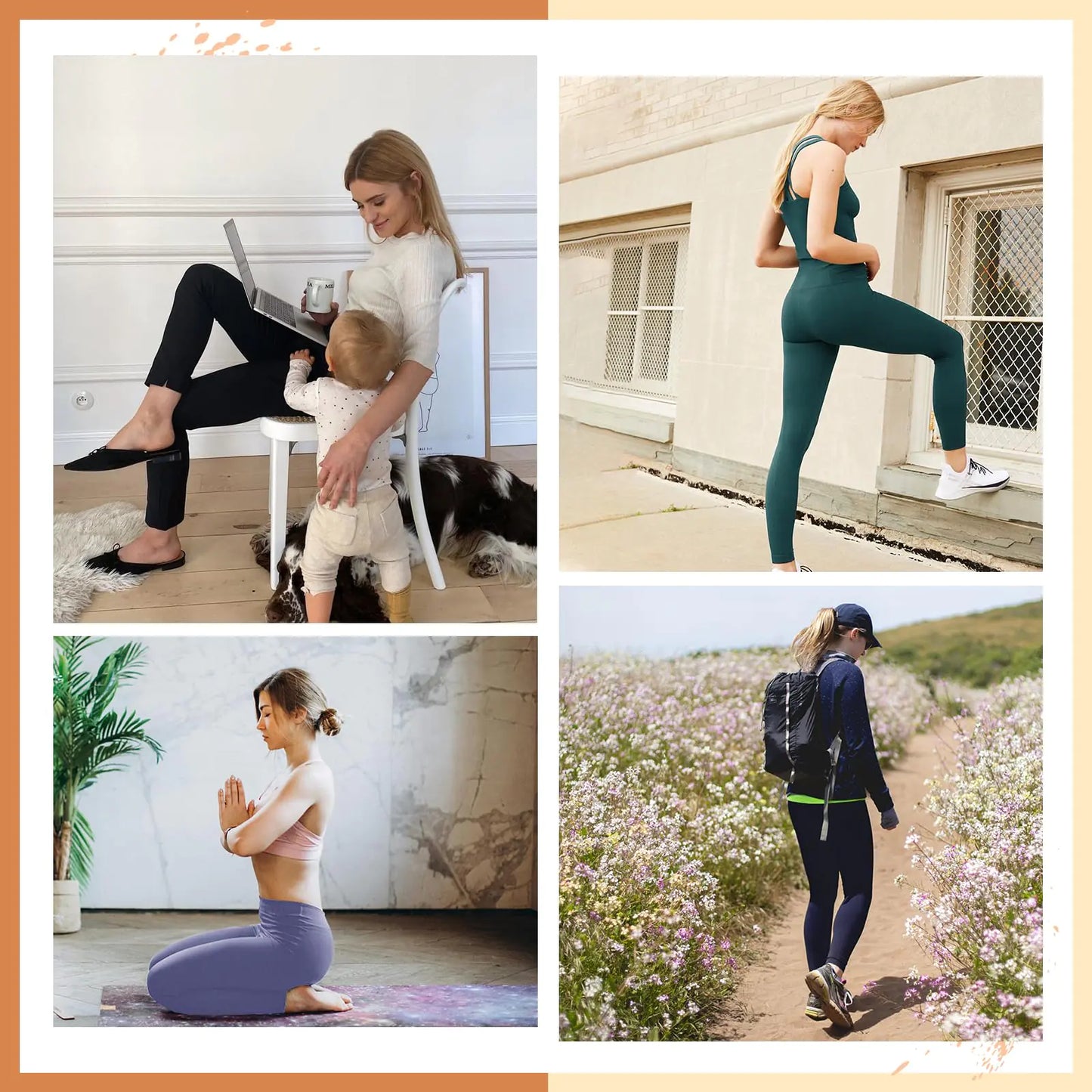 Women's HIGH WAISTED LEGGINGS 'COMFORT FIT'