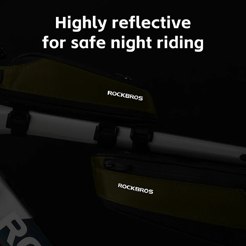 RideLite™ Collection
Ultralight Reflective Bike Top Tube Bag