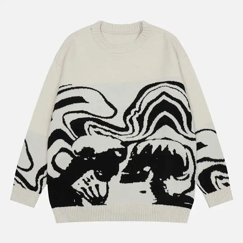 The Skeleton Knit Sweater | Premium Cotton