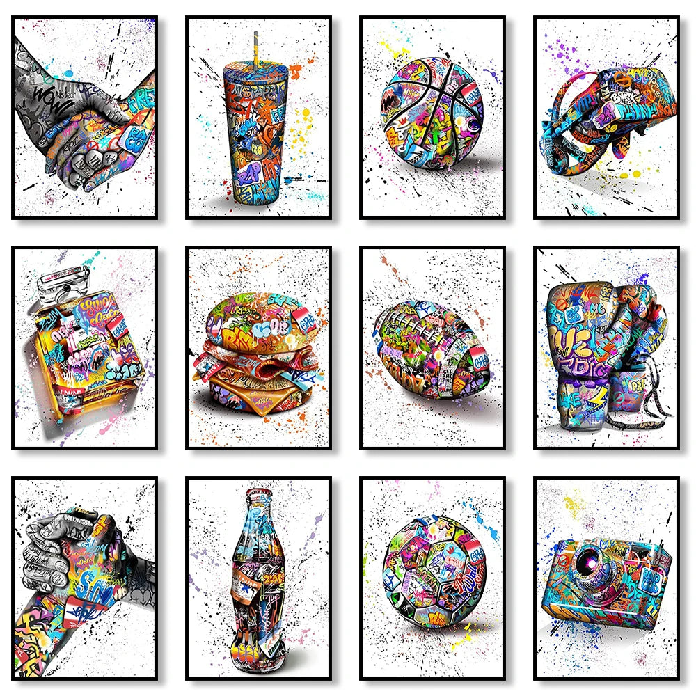 URBANART GRAFFITI CANVAS & SPORTS PRINT
'STREET SCENE'