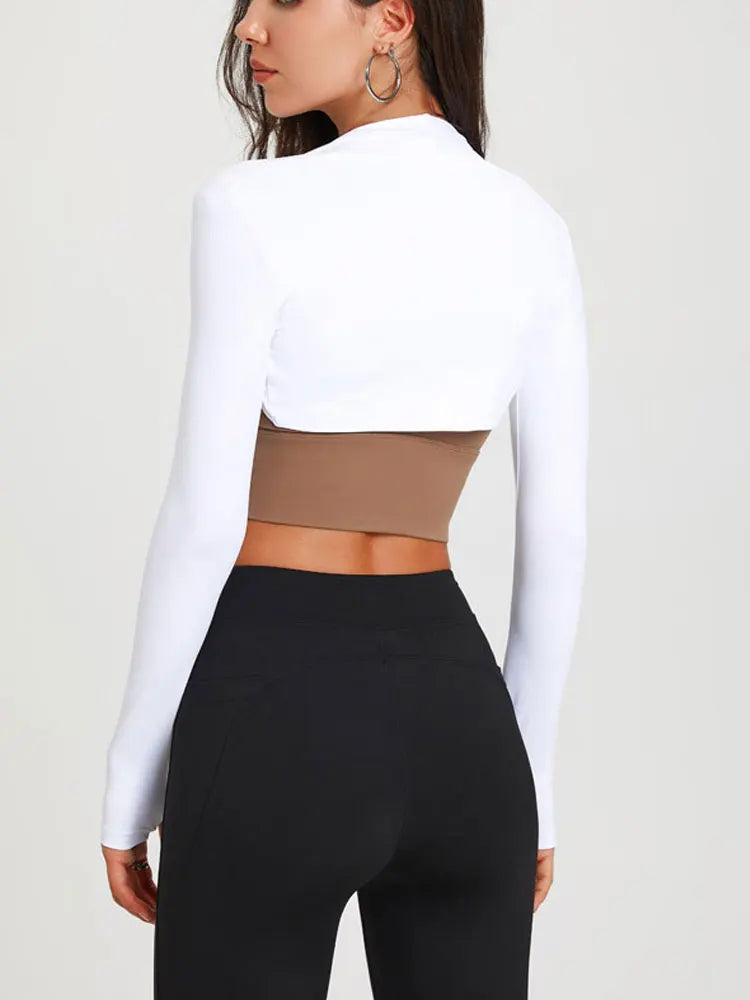 ATHLETA™
WOMEN’S LONG-SLEEVE CROP TOP SHAWL