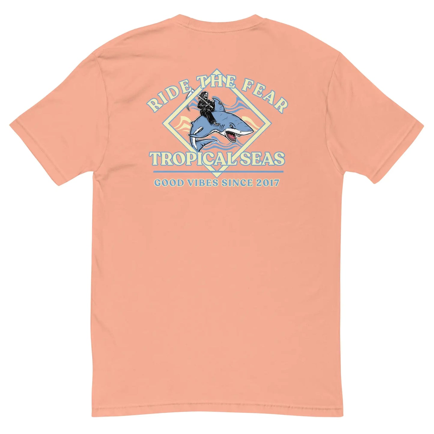 Men's Ride the Fear Shark T-shirt