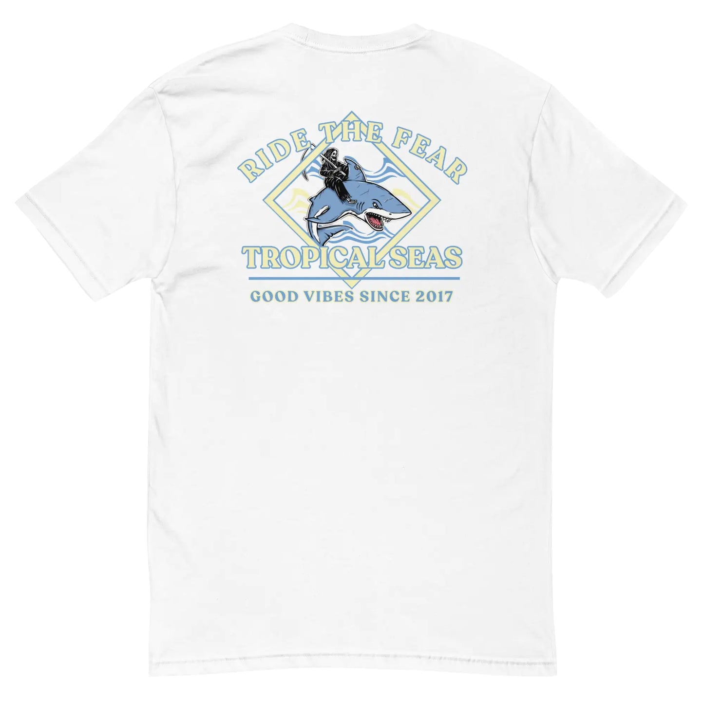 Men's Ride the Fear Shark T-shirt