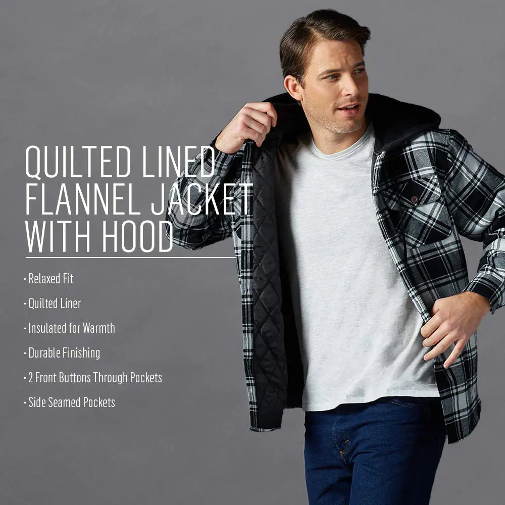 The Hooded Flannel Shirt Jacket