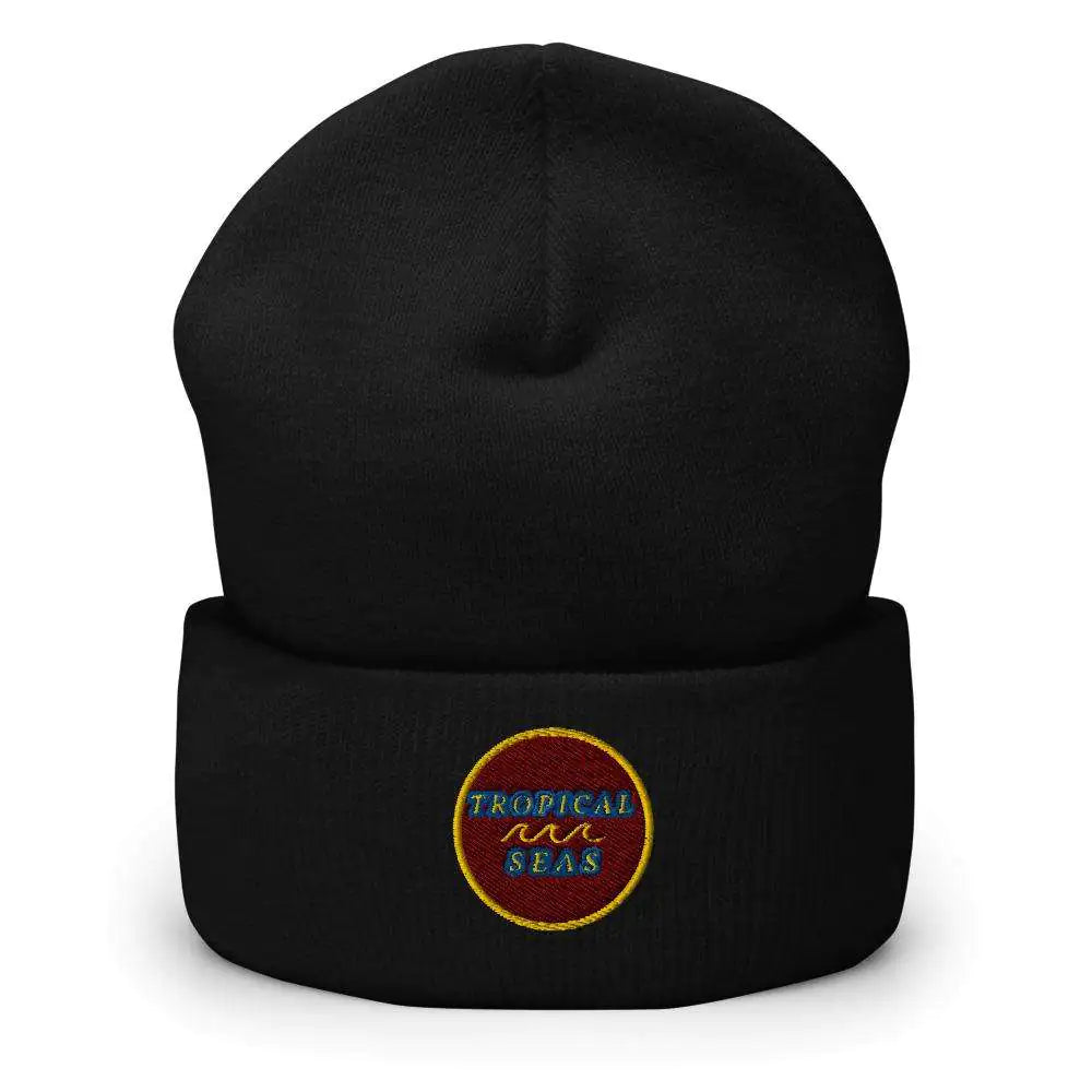 Tropical Maroon Beanie  
Unisex & Multi-Color