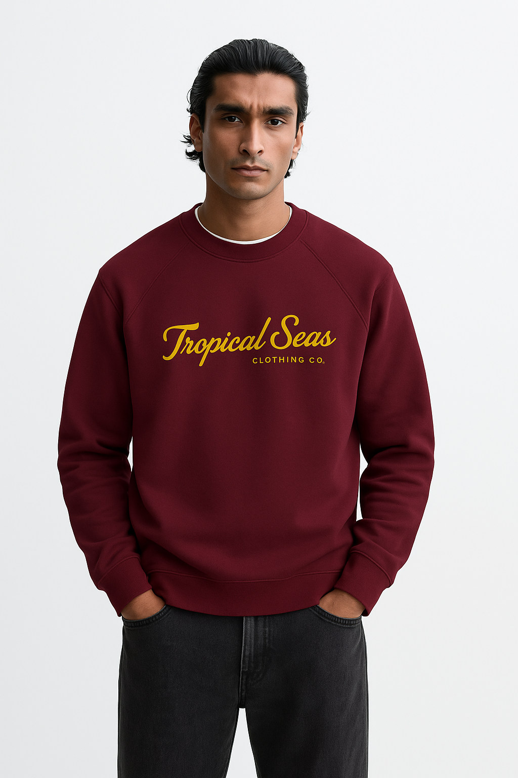 ORGANIC COMFORT RAGLAN SWEATSHIRT