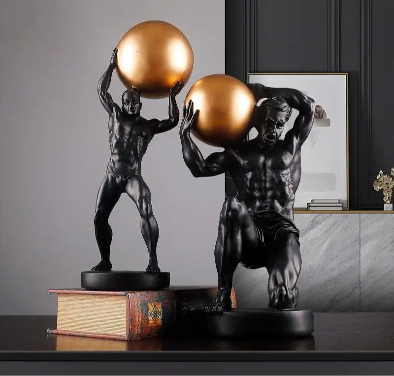 A.V Strength Sculpture - Resin Athlete Figure