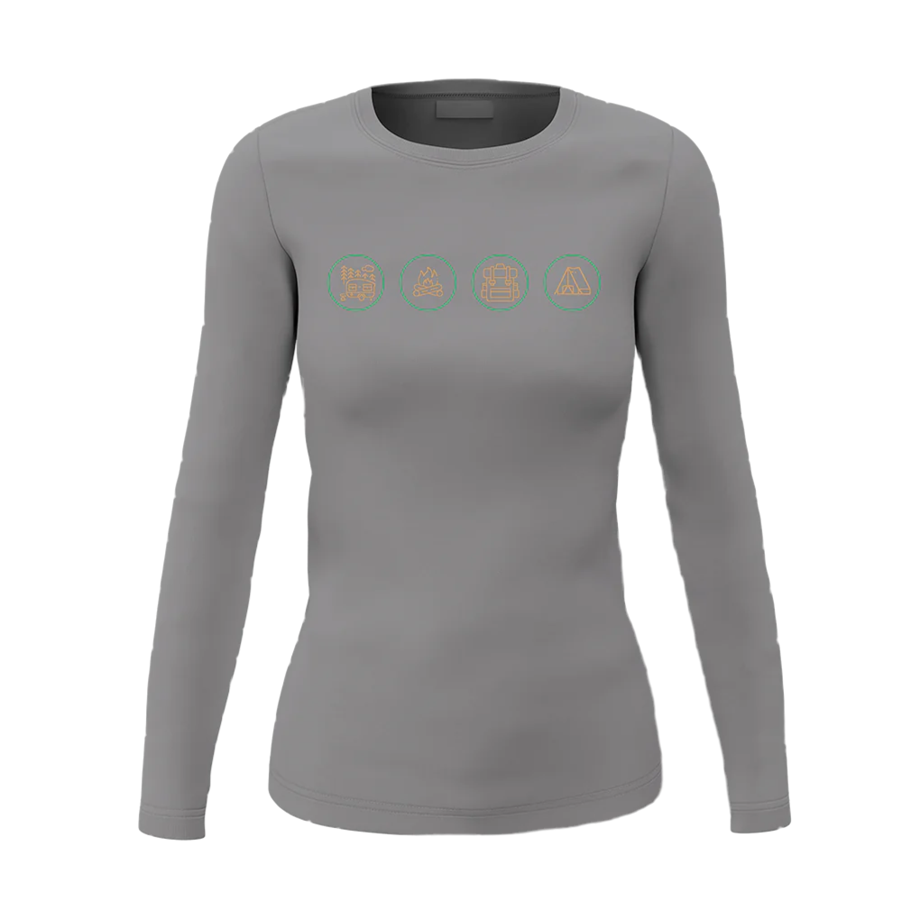 CAMP LIFE EDITION 
Women’s Long Sleeve Adventure Tee