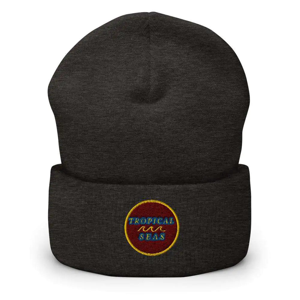 Tropical Maroon Beanie  
Unisex & Multi-Color