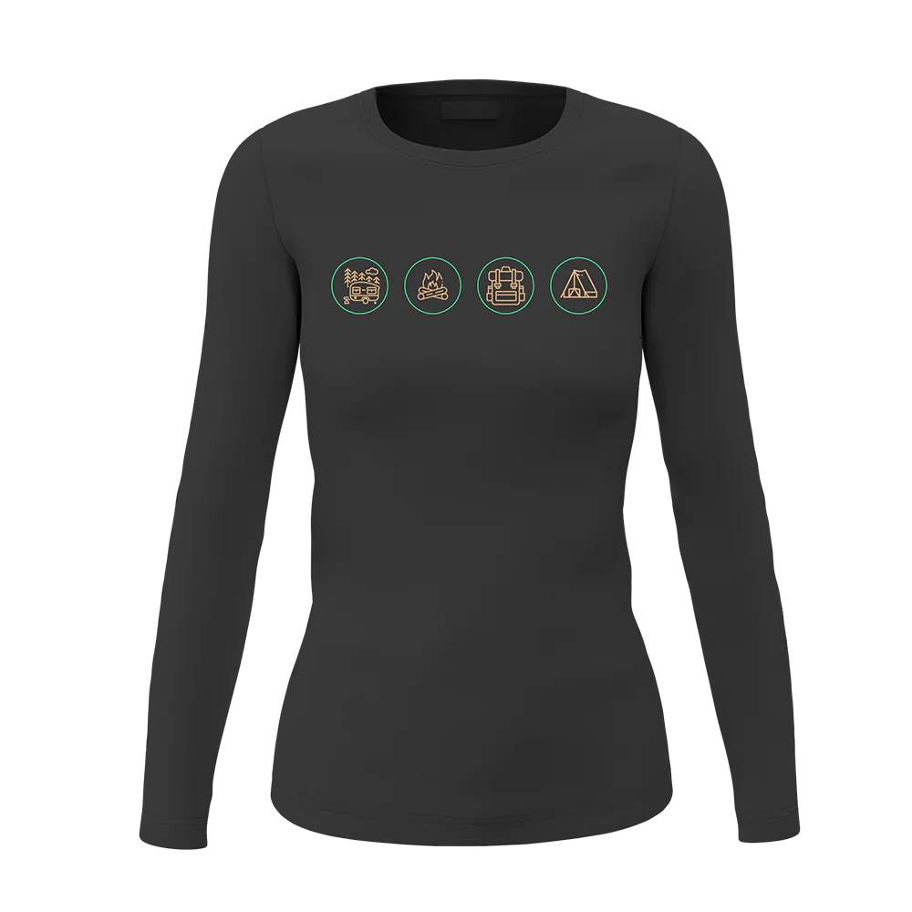 CAMP LIFE EDITION 
Women’s Long Sleeve Adventure Tee