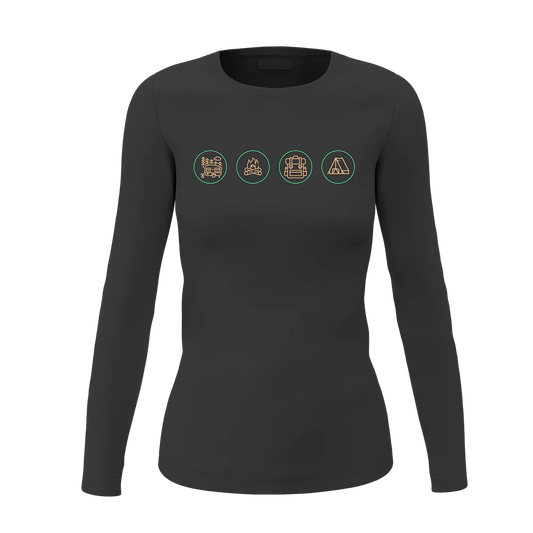CAMP LIFE EDITION 
Women’s Long Sleeve Adventure Tee