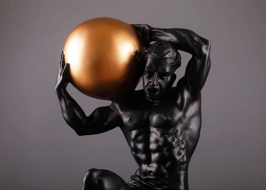 A.V Strength Sculpture - Resin Athlete Figure