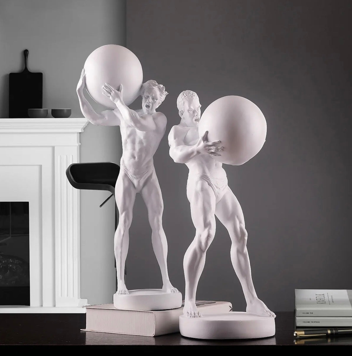 A.V Strength Sculpture - Resin Athlete Figure