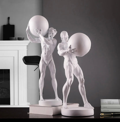 A.V Strength Sculpture - Resin Athlete Figure