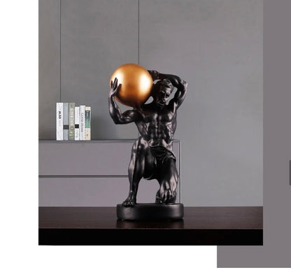 A.V Strength Sculpture - Resin Athlete Figure