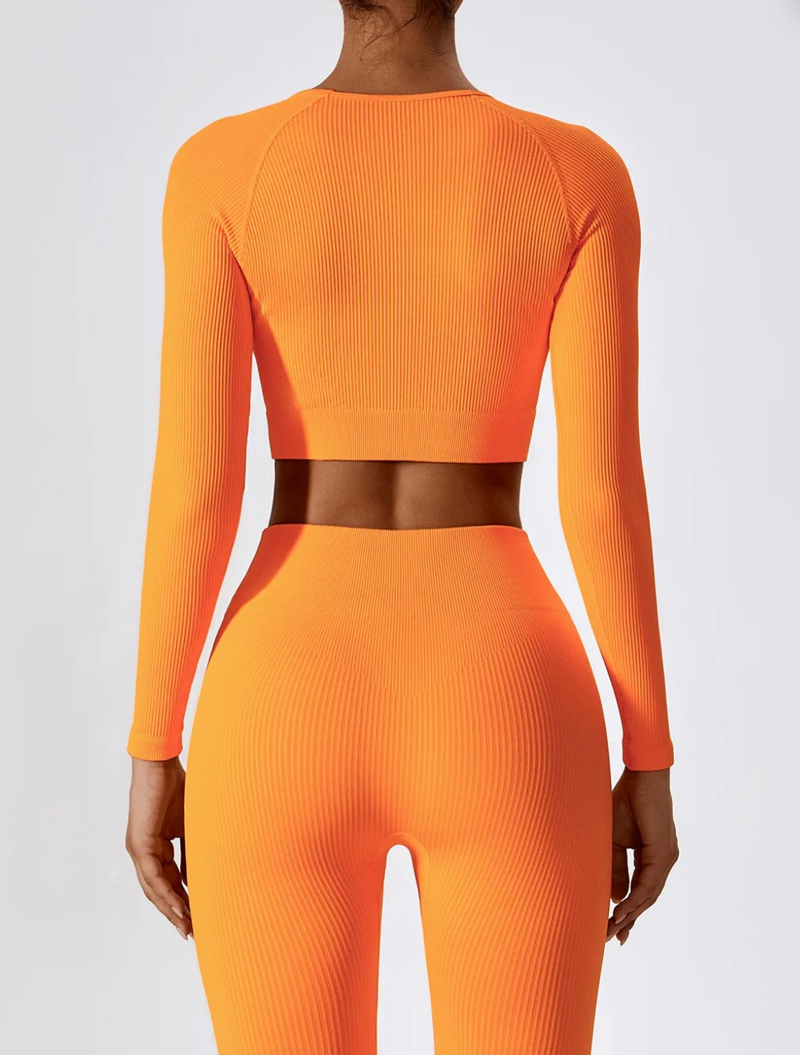A.V Flex Long Sleeve Crop Top