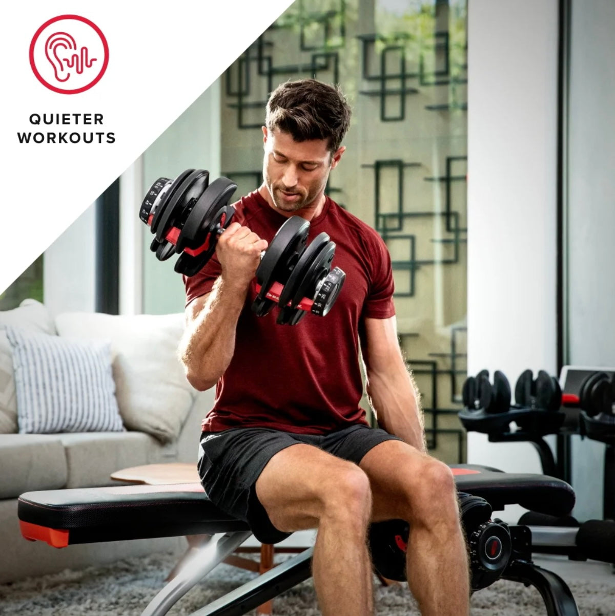 Get Fit at Home™
Bowflex SelectTech 552 Adjustable Dumbbells