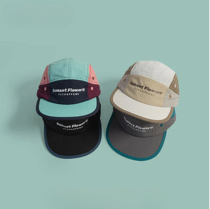 FLAT-BRIM BASEBALL CAP
UV PROTECTION ‘Multicolor’