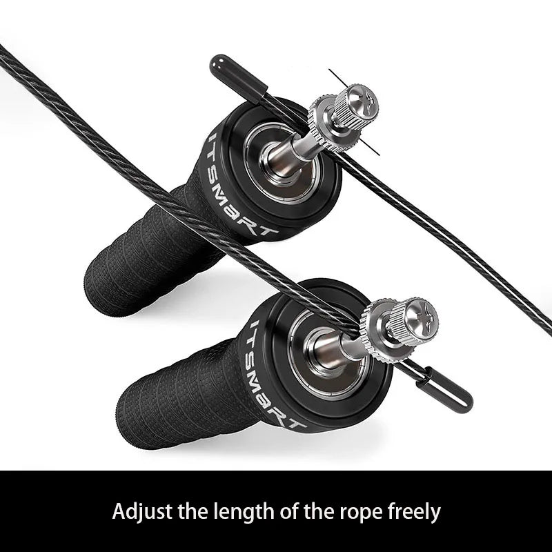 360-DEGREE ALUMINUM ADJUSTABLE SPEED JUMP ROPE