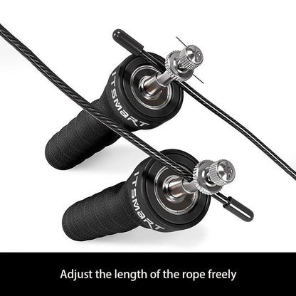 360-DEGREE ALUMINUM ADJUSTABLE SPEED JUMP ROPE