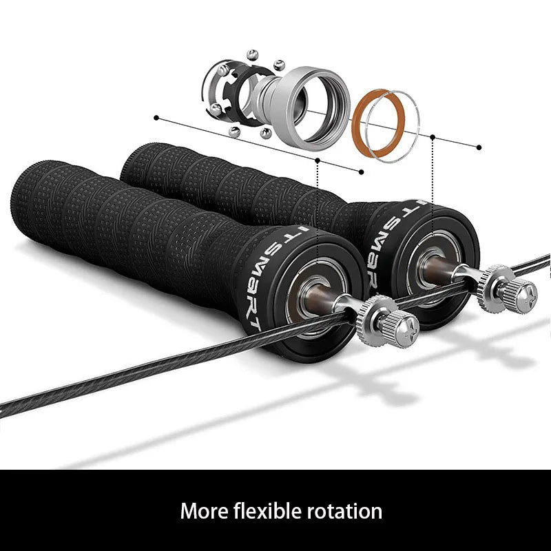 360-DEGREE ALUMINUM ADJUSTABLE SPEED JUMP ROPE