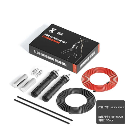 360-DEGREE ALUMINUM ADJUSTABLE SPEED JUMP ROPE