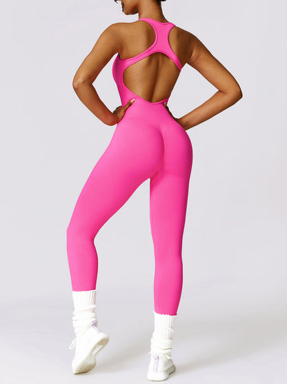 A.V ACTIVE™
SLEEVELESS CUTOUT RACERBACK JUMPSUIT