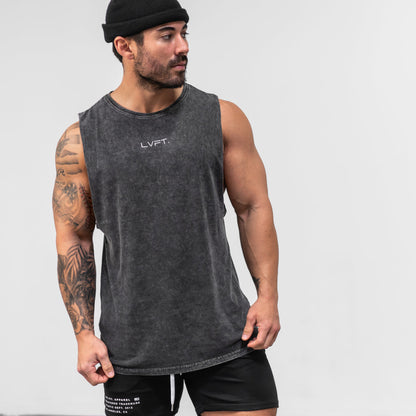 RetroRevive Collection
Men's Vintage Cut Off Tees: Summer Cotton Tank