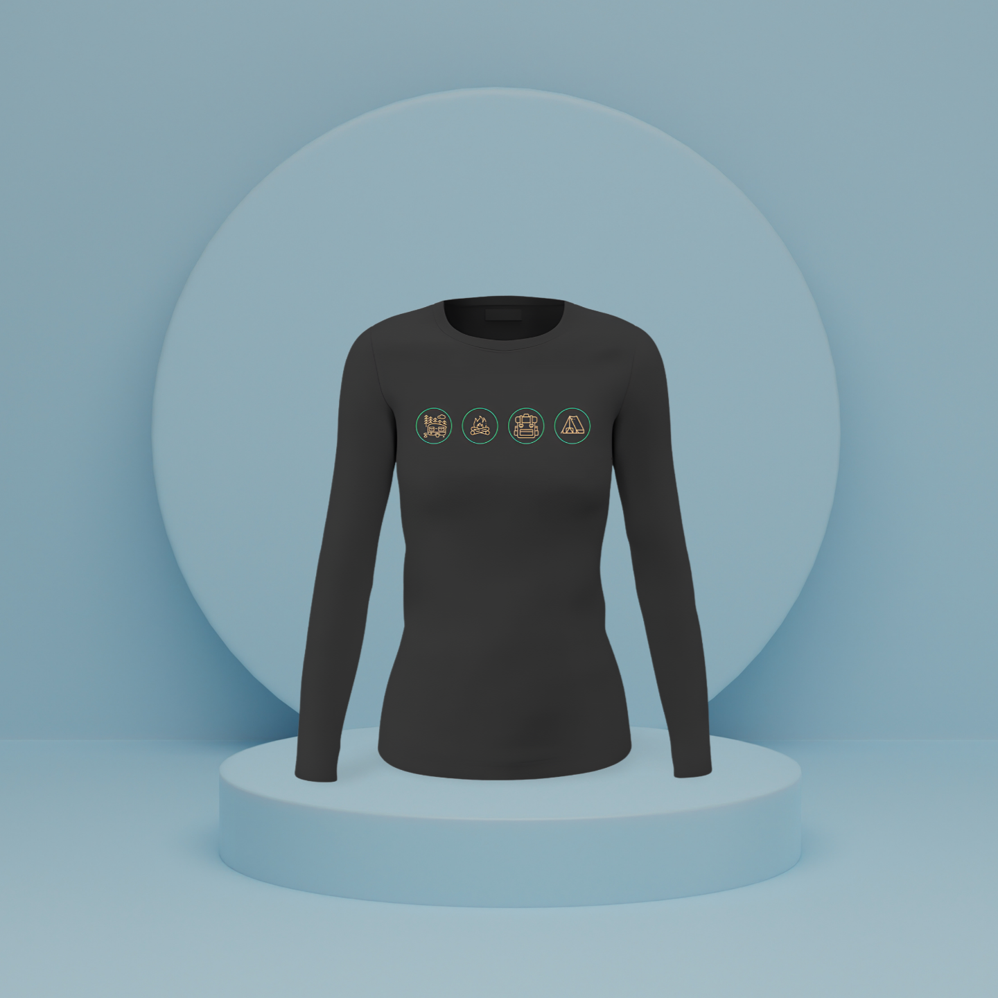 CAMP LIFE EDITION 
Women’s Long Sleeve Adventure Tee