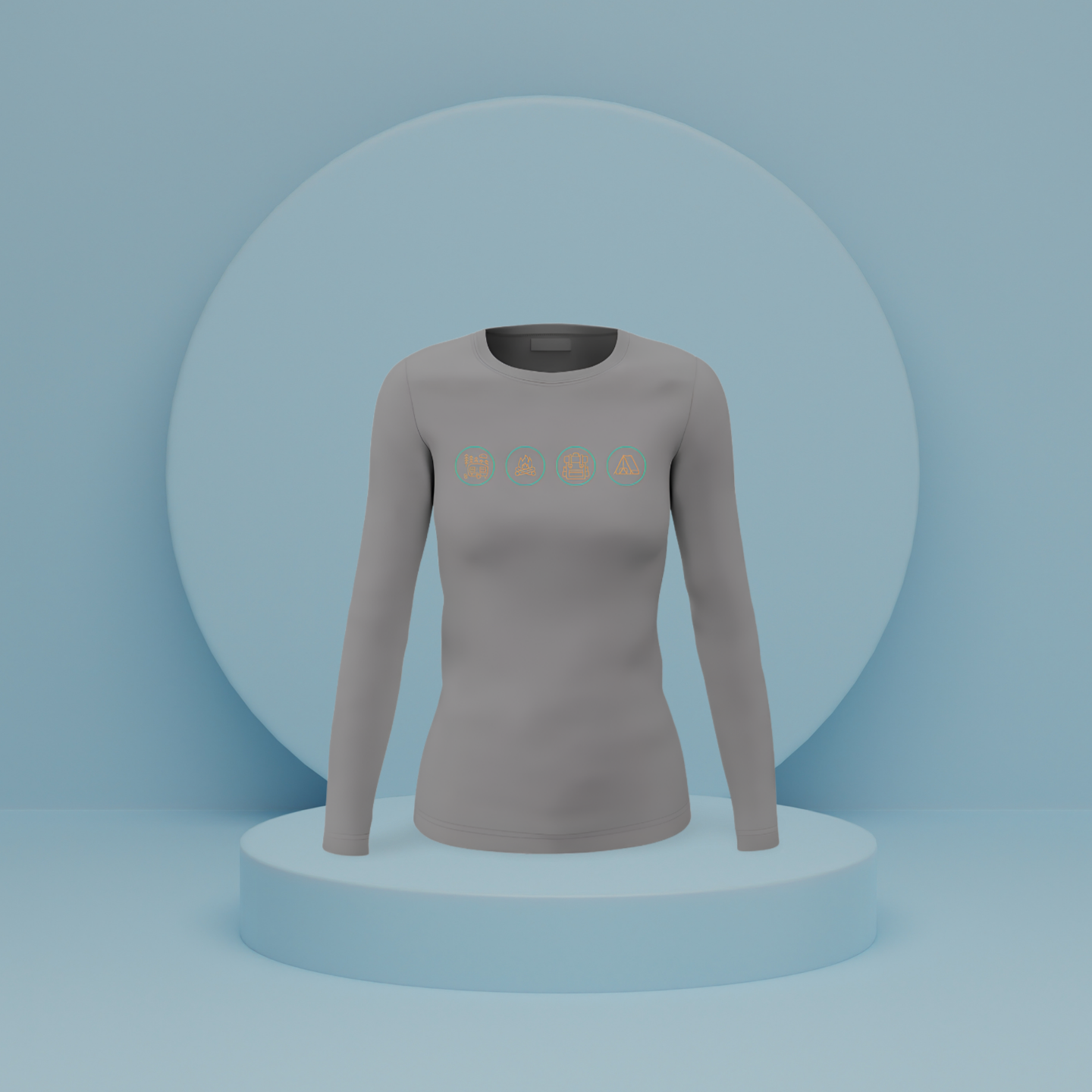 CAMP LIFE EDITION 
Women’s Long Sleeve Adventure Tee