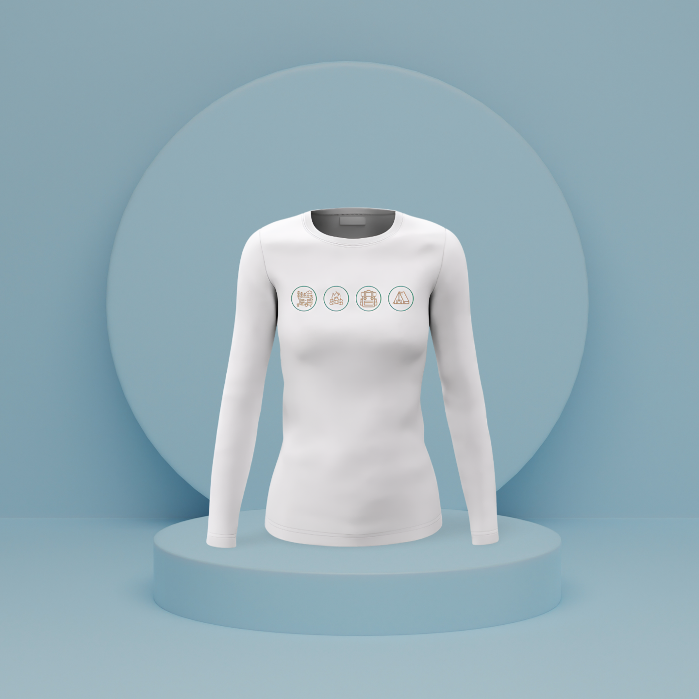 CAMP LIFE EDITION 
Women’s Long Sleeve Adventure Tee