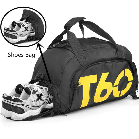 ALL-IN-ONE GYM DUFFLE BAG 
‘SHOE COMPARTMENT’
