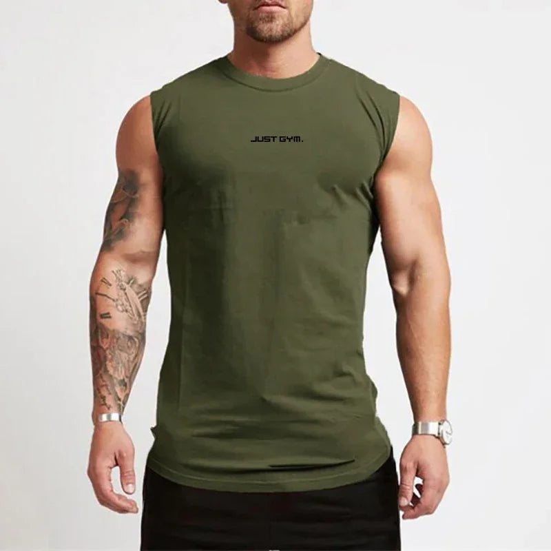 Athleisure Essentials 
Men's Cotton Tank: Summer Gym Edition