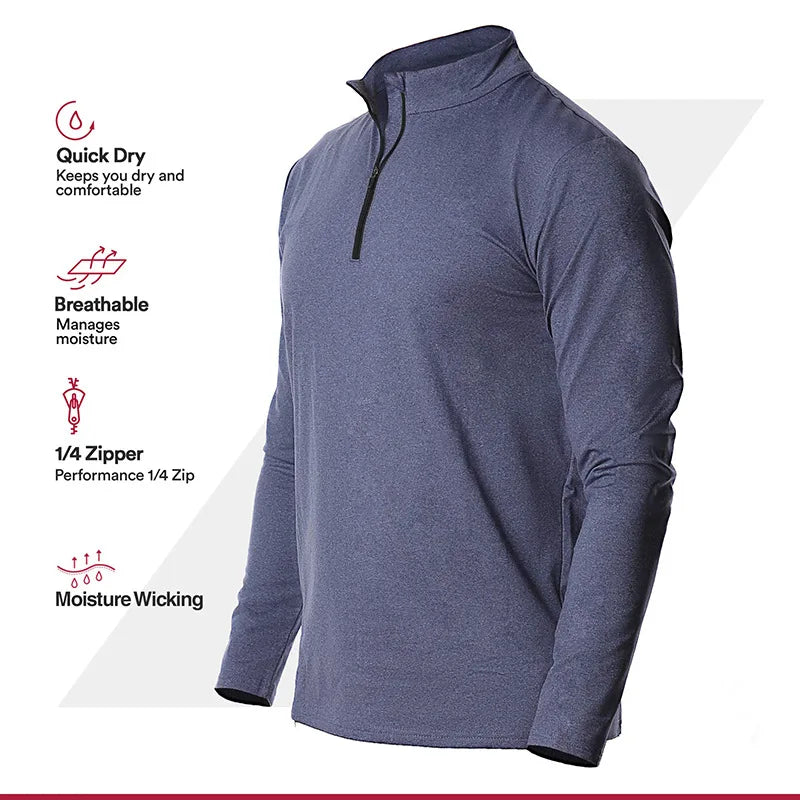 SPRING/FALL THERMAL 1/4 ZIPPER TOP