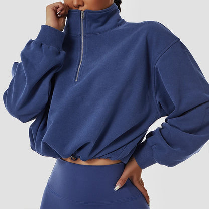 A.V Cozy™ - Enjoy Your Rest Days with Our Women's 1/2 Zip Pullover
