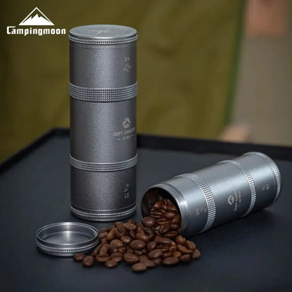 SEALED TRAVEL CAN               ‘COFFEE BEANS & TEA’
