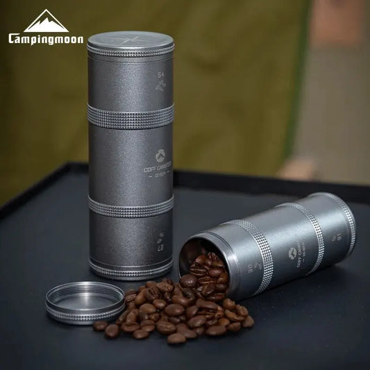 SEALED TRAVEL CAN               ‘COFFEE BEANS & TEA’